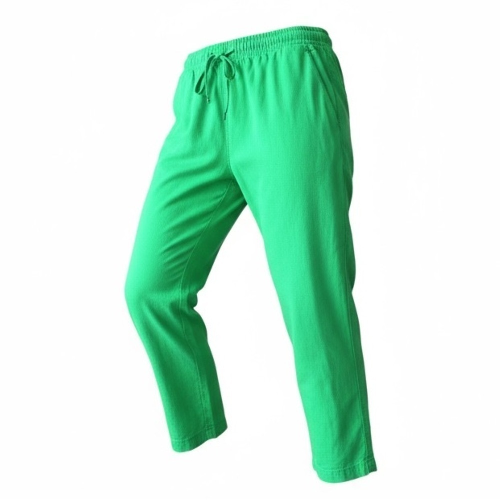 H&M Plus Size Green Drawstring Pants